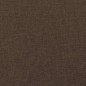 vidaXL Giroletto senza Materasso Marrone Scuro 100x200 cm Tessuto vidaXL Giroletto senza Materasso Marrone Scuro 100x200 cm Tessuto