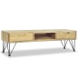 Mobile Porta TV 120x35x35 cm in Legno Massello di Teak Mobile Porta TV 120x35x35 cm in Legno Massello di Teak