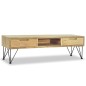 Mobile Porta TV 120x35x35 cm in Legno Massello di Teak Mobile Porta TV 120x35x35 cm in Legno Massello di Teak