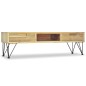 Mobile Porta TV 120x35x35 cm in Legno Massello di Teak Mobile Porta TV 120x35x35 cm in Legno Massello di Teak