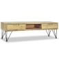Mobile Porta TV 120x35x35 cm in Legno Massello di Teak Mobile Porta TV 120x35x35 cm in Legno Massello di Teak