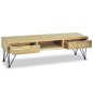 Mobile Porta TV 120x35x35 cm in Legno Massello di Teak Mobile Porta TV 120x35x35 cm in Legno Massello di Teak