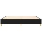 Giroletto a Molle Nero 140x190 cm in Tessuto Giroletto a Molle Nero 140x190 cm in Tessuto