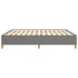 vidaXL Giroletto senza Materasso Grigio Scuro 160x200 cm Tessuto vidaXL Giroletto senza Materasso Grigio Scuro 160x200 cm Tessuto