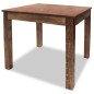 Tavolo da Pranzo in Legno Massello Anticato 82x80x76 cm Tavolo da Pranzo in Legno Massello Anticato 82x80x76 cm
