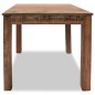 Tavolo da Pranzo in Legno Massello Anticato 82x80x76 cm Tavolo da Pranzo in Legno Massello Anticato 82x80x76 cm