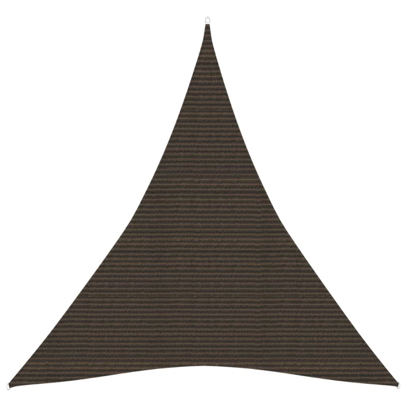 Vela Parasole 160 g/m² Marrone 5x6x6 m in HDPE Vela Parasole 160 g/m² Marrone 5x6x6 m in HDPE