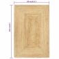 Tappeto Artigianale in Juta Naturale 80x160 cm