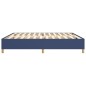 vidaXL Giroletto senza Materasso Blu 200x200 cm in Tessuto