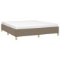 Giroletto a Molle Tortora 180x200 cm in Tessuto