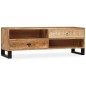 Mobile Porta TV in Legno Massello di Mango 120x30x40 cm Mobile Porta TV in Legno Massello di Mango 120x30x40 cm