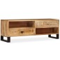 Mobile Porta TV in Legno Massello di Mango 120x30x40 cm Mobile Porta TV in Legno Massello di Mango 120x30x40 cm