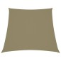Parasole a Vela in Tela Oxford a Trapezio 3/5x4 m Beige Parasole a Vela in Tela Oxford a Trapezio 3/5x4 m Beige