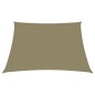 Parasole a Vela in Tela Oxford a Trapezio 3/5x4 m Beige Parasole a Vela in Tela Oxford a Trapezio 3/5x4 m Beige