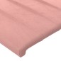 Testiera ad Orecchio Rosa 183x23x78/88 cm in Velluto Testiera ad Orecchio Rosa 183x23x78/88 cm in Velluto