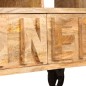 Mobile Porta TV in Legno Massello di Mango 120x30x48 cm