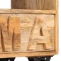 Mobile Porta TV in Legno Massello di Mango 120x30x48 cm