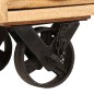 Mobile Porta TV in Legno Massello di Mango 120x30x48 cm
