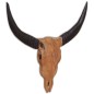 Scultura Teschio di Toro da Parete in Teak 69x6x60 cm Scultura Teschio di Toro da Parete in Teak 69x6x60 cm