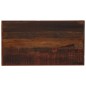 Tavolino da Bar Massello di Recupero 120x60x107cm Marrone Scuro