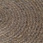 Tappeto Lavorato a Mano in Juta Rotondo 150 cm Grigio Tappeto Lavorato a Mano in Juta Rotondo 150 cm Grigio
