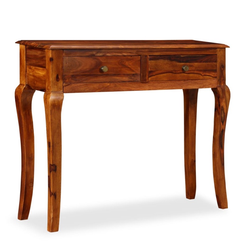Tavolo Consolle in Legno Massello di Sheesham 90x32x76 cm Tavolo Consolle in Legno Massello di Sheesham 90x32x76 cm