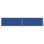 Tenda da Sole Laterale Retrattile Blu 220x1000 cm Tenda da Sole Laterale Retrattile Blu 220x1000 cm