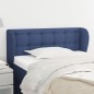 Testiera ad Orecchio Blu 93x23x78/88 cm in Tessuto Testiera ad Orecchio Blu 93x23x78/88 cm in Tessuto
