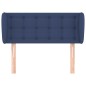 Testiera ad Orecchio Blu 93x23x78/88 cm in Tessuto Testiera ad Orecchio Blu 93x23x78/88 cm in Tessuto