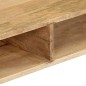 Tavolino da Caffè in Legno Massello di Mango 100x60x45 cm
