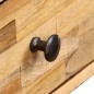 vidaXL Tavolino da Salotto in Legno di Teak di Recupero 90x65x40 cm 