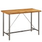 Tavolo da Bar Teak Massello Rigenerato 150x70x106 cm Tavolo da Bar Teak Massello Rigenerato 150x70x106 cm