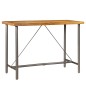 Tavolo da Bar Teak Massello Rigenerato 150x70x106 cm Tavolo da Bar Teak Massello Rigenerato 150x70x106 cm
