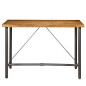 Tavolo da Bar Teak Massello Rigenerato 150x70x106 cm Tavolo da Bar Teak Massello Rigenerato 150x70x106 cm