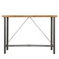 Tavolo da Bar Teak Massello Rigenerato 150x70x106 cm Tavolo da Bar Teak Massello Rigenerato 150x70x106 cm