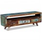 vidaXL Mobile Porta TV con 3 Cassetti in Legno Massello di Recupero vidaXL Mobile Porta TV con 3 Cassetti in Legno Massello di Recupero