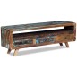 vidaXL Mobile Porta TV con 3 Cassetti in Legno Massello di Recupero vidaXL Mobile Porta TV con 3 Cassetti in Legno Massello di Recupero