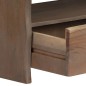 Tavolino da Caffè in Legno Massello di Acacia 90x50x40cm Grigio Tavolino da Caffè in Legno Massello di Acacia 90x50x40cm Grigio