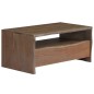 Tavolino da Caffè in Legno Massello di Acacia 90x50x40cm Grigio Tavolino da Caffè in Legno Massello di Acacia 90x50x40cm Grigio