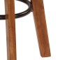 vidaXL Sgabelli da Bar 2 pz in Vera Pelle e Legno Massello di Acacia vidaXL Sgabelli da Bar 2 pz in Vera Pelle e Legno Massello di Acacia