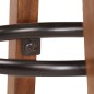 vidaXL Sgabelli da Bar 2 pz in Vera Pelle e Legno Massello di Acacia vidaXL Sgabelli da Bar 2 pz in Vera Pelle e Legno Massello di Acacia