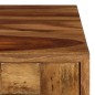 vidaXL Tavolino da Caffè Legno Massello con Finitura Ambra 110x50x37cm vidaXL Tavolino da Caffè Legno Massello con Finitura Ambra 110x50x37cm