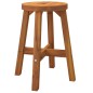 Sgabello Marrone 38x38x45 cm Rotondo Legno Massello di Acacia Sgabello Marrone 38x38x45 cm Rotondo Legno Massello di Acacia