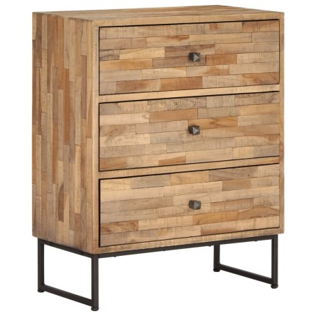 Credenza in Legno di Teak Recuperato 60x30x75cm