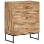 Credenza in Legno di Teak Recuperato 60x30x75cm Credenza in Legno di Teak Recuperato 60x30x75cm