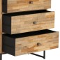 Credenza in Legno di Teak Recuperato 60x30x75cm Credenza in Legno di Teak Recuperato 60x30x75cm