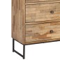Credenza in Legno di Teak Recuperato 60x30x75cm Credenza in Legno di Teak Recuperato 60x30x75cm
