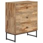 Credenza in Legno di Teak Recuperato 60x30x75cm Credenza in Legno di Teak Recuperato 60x30x75cm