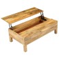 Tavolino da Caffè in Legno Massello di Mango 110x55x35 cm Tavolino da Caffè in Legno Massello di Mango 110x55x35 cm