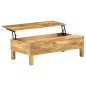 Tavolino da Caffè in Legno Massello di Mango 110x55x35 cm Tavolino da Caffè in Legno Massello di Mango 110x55x35 cm
